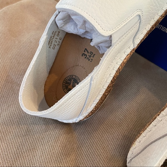 Birkenstock Callan Natural Leather White - Picture 12 of 15